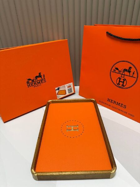 Поднос Hermès кожа u7240232-1-5