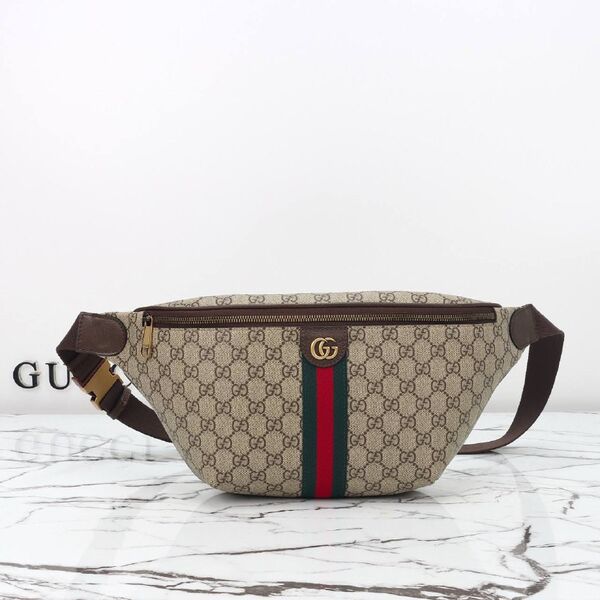 Поясная сумка-слинг Gucci женский канва l1742655-1