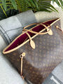 Сумка Louis Vuitton Neverfull женский кожа 97474-2