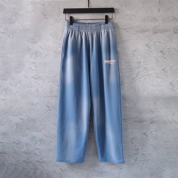 Спортивные брюки (штаны) Balenciaga мужской голубой c2673907-1