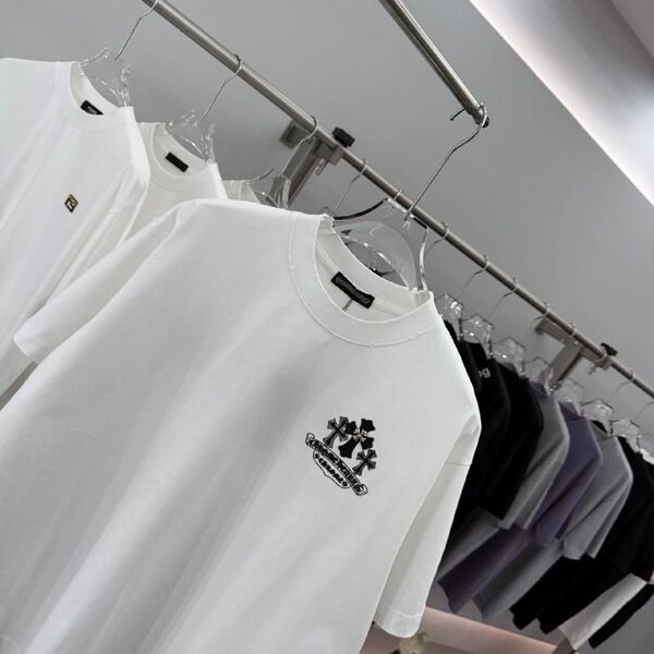 Футболка Chrome Hearts мужской белый y9322147-1-4