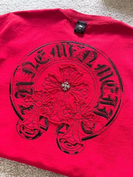 Футболка Chrome Hearts мужской бордовый c7970840-1-5