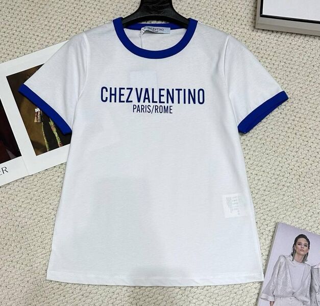 Футболка Valentino женский белый 178483