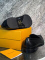Мужские лоферы Louis Vuitton мужской кожа черный 171306-3
