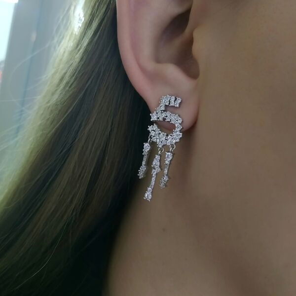 Серьги Chanel 70604-2
