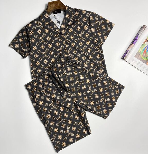 Мужской костюм Louis Vuitton мужской черный 155199