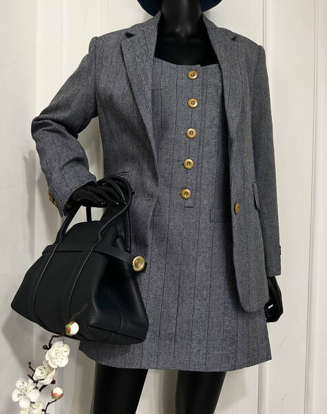 Пиджак Prada женский графитовый 180350-2