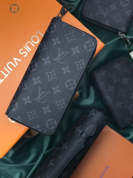 Мужской портмоне Louis Vuitton мужской канва черный 122028-7