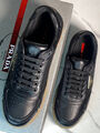 Мужские кроссовки Prada мужской кожа черный 161423-4