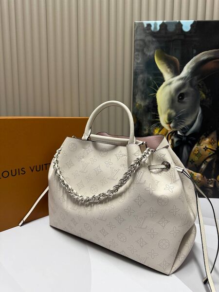 Сумка Louis Vuitton женский кожа белый l8812011-1-2