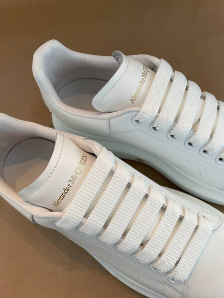 Кеды Alexander McQueen женский кожа белый 149796-3