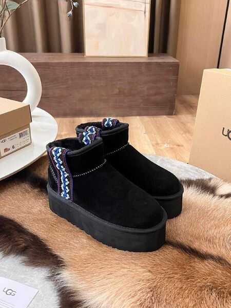 Женские Ugg женский замша черный i2524924-1