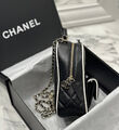 Рюкзак Chanel женский кожа черный 201225-3
