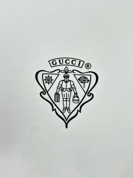 Мужская футболка Gucci мужской белый 191260-5