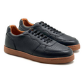 Мужские кеды Brunello Cucinelli мужской кожа черный 45780-1
