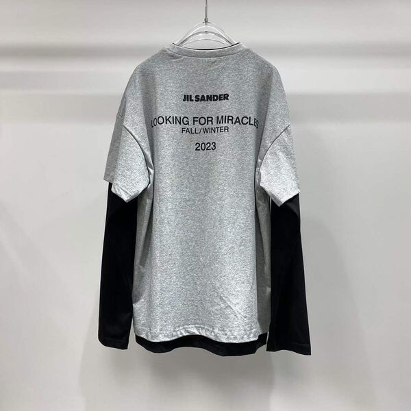 Мужской лонгслив Jil Sander мужской графитовый 132042-8