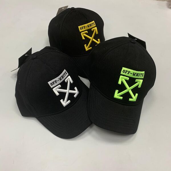 Детская кепка Off-White ткань черный 16703-2