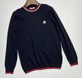Мужской свитер Moncler мужской трикотаж синий 132574-1