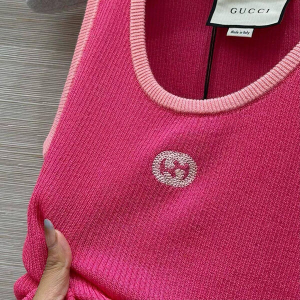 Майка Gucci женский бордовый 178674-4
