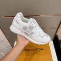 Мужские кроссовки Louis Vuitton Run Away мужской кожа белый k3602053-1