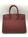 Сумка Hermès Birkin 30 женский кожа бордовый 75321-4