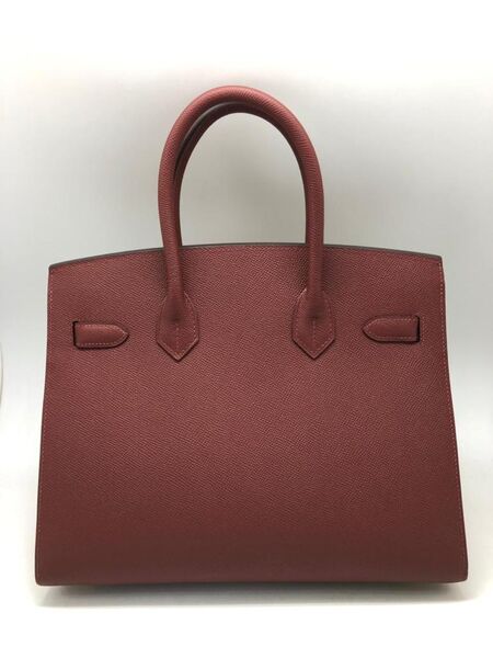 Сумка Hermès Birkin 30 женский кожа бордовый 75321-4