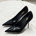 Туфли Saint Laurent женский кожа черный 174006-2