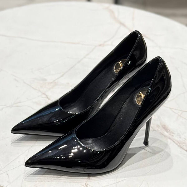 Туфли Saint Laurent женский кожа черный 174006-2