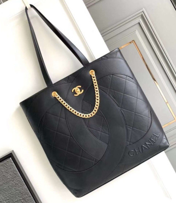 Сумка Chanel Shopping женский кожа черный 122620