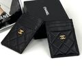 Визитница Chanel Premium женский кожа черный 195065-1