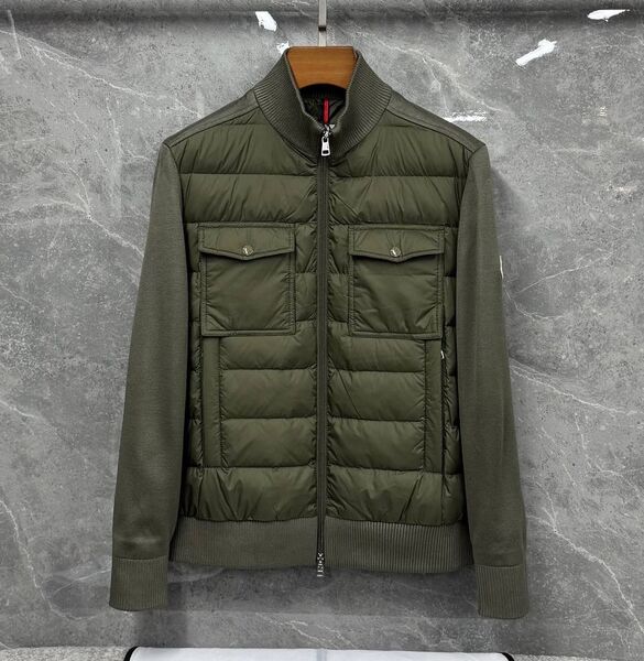 Мужская куртка Moncler мужской болотный 200970