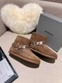 Женские зимние сапоги Balenciaga женский замша коричневый y7530467-1