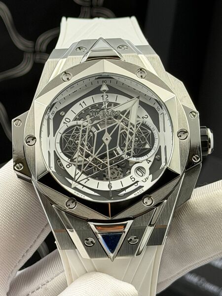 Мужские часы Hublot мужской белый o7067408-1-2