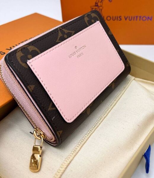 Кошелек Louis Vuitton женский канва розовый 177888