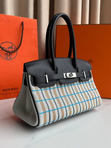 Сумка Hermès Birkin 29 женский кожа swift черный 189600-3