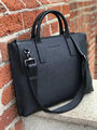 Мужской портфель Burberry мужской кожа черный 132085-2