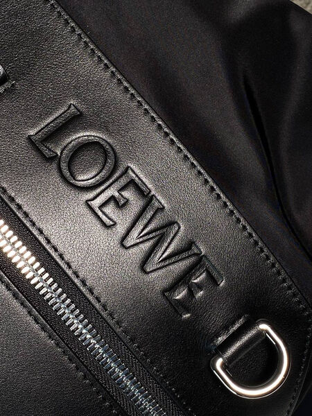 Мужской рюкзак Loewe мужской кожа черный 168839-8