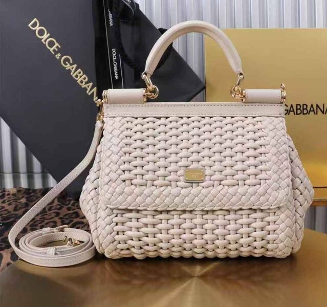 Сумка Dolce & Gabbana женский кожа бежевый 192121