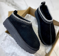 Угги Ugg женский замша черный,серебристый 96057
