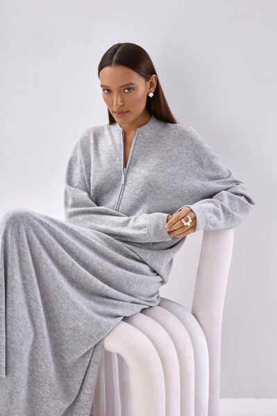 Костюм Loro Piana женский графитовый 173792-3