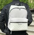 Мужской рюкзак Louis Vuitton мужской кожа белый 145919
