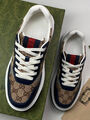 Мужские кеды Gucci мужской текстиль 158091-5