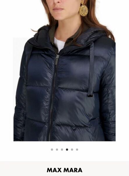 Пуховик Max Mara женский синий 62949-2
