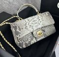 Сумка Chanel женский кожа графитовый 138718-1