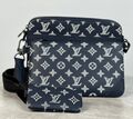 Мужская сумка мессенджер Louis Vuitton Trio мужской кожа синий 153141-1
