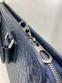 Портфель Bottega Veneta мужской кожа синий 61994-2