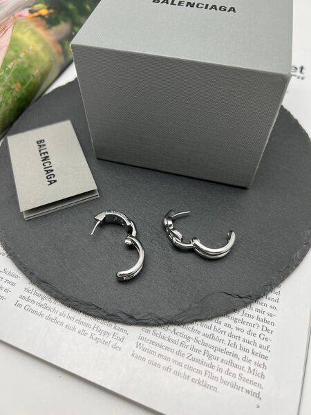 Серьги Balenciaga графитовый 175177-3