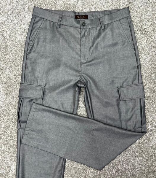 Мужские брюки Loro Piana мужской графитовый 114960