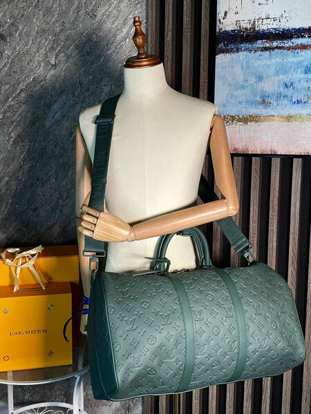 Дорожная сумка Louis Vuitton мужской кожа болотный 19222-5