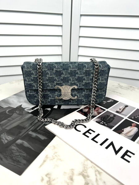 Сумка Celine женский синий 143002-3